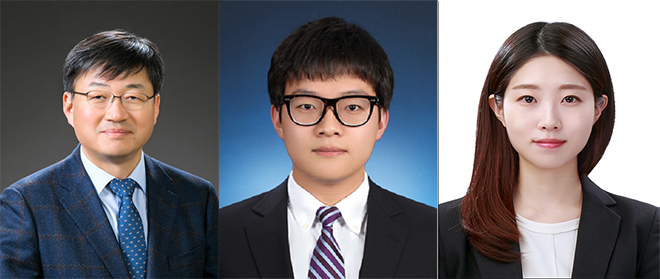 왼쪽부터 심상준 교수(교신저자), 최홍일 박사후연구원(제1저자), 황성원 석사(제1저자)